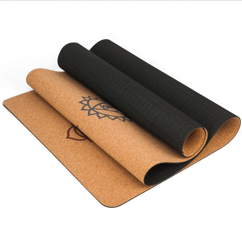 Natural Cork TPE Yoga Mat