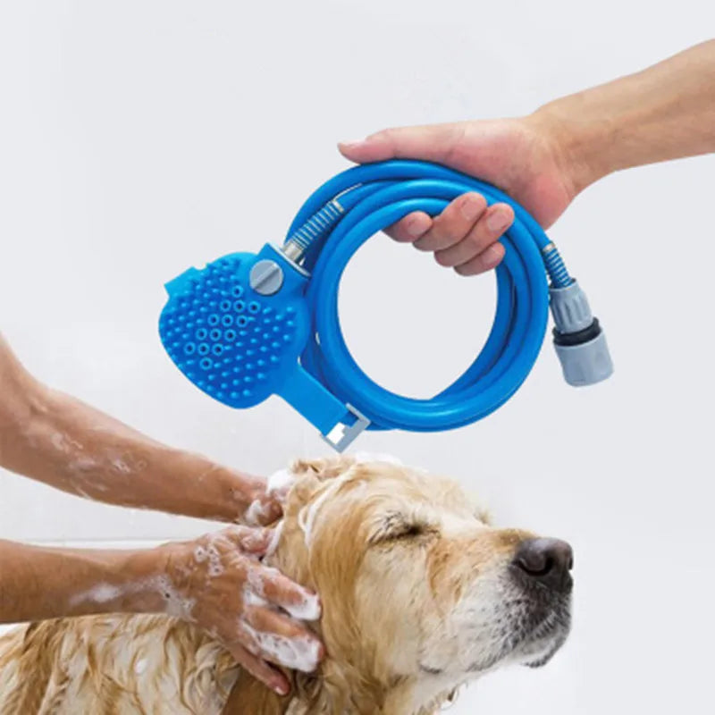 Outil de bain pour animaux de compagnie Outil de douche massant confortable