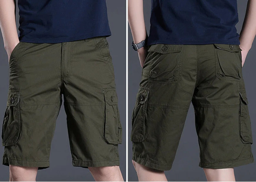 Mens 3/4 Cargo Shorts