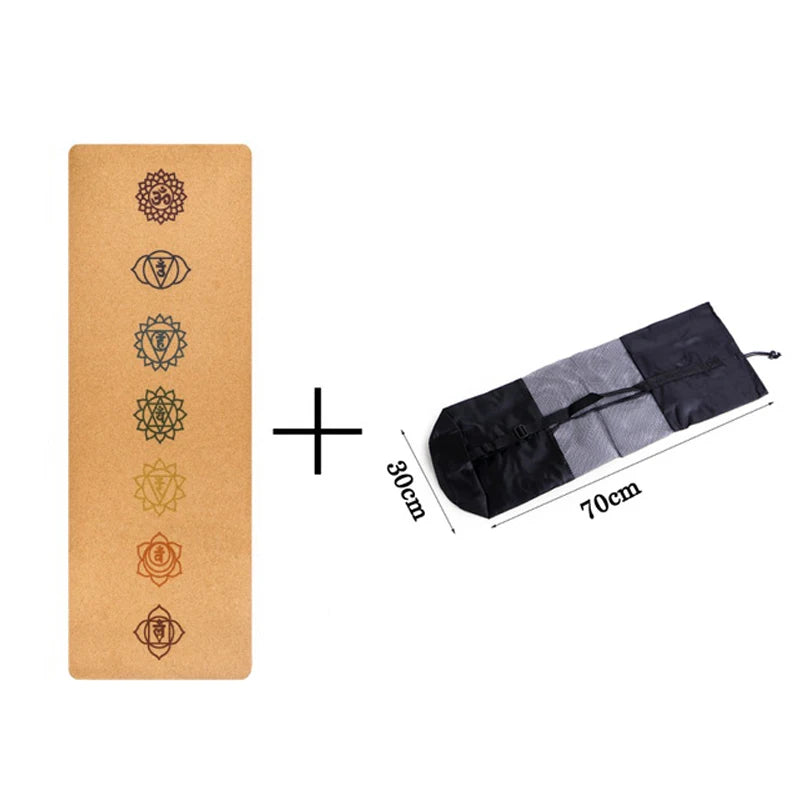 Natural Cork TPE Yoga Mat