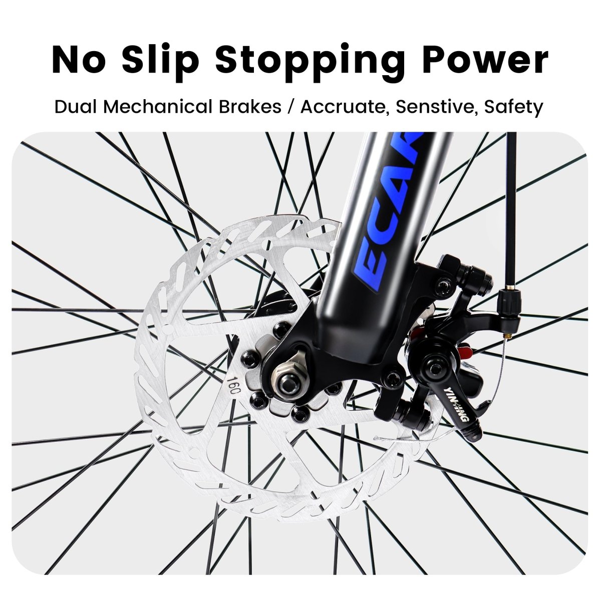 A2660 Ecarpat Mountain Bike 26 inch Wheel Carbon Steel Frame Disc Brake Thumb Shift Front Fork Rear Shock Absorber Bicycle - Qreatrz Fashion and Design LLC