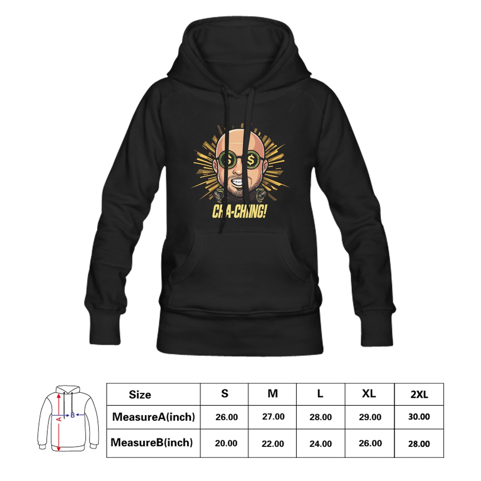 Qreatrz Cha-Ching Dry Blend Hooded Sweatshirt