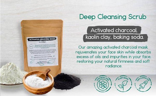 Activated Charcoal Mask - Qreatrz Fashion and Design LLC