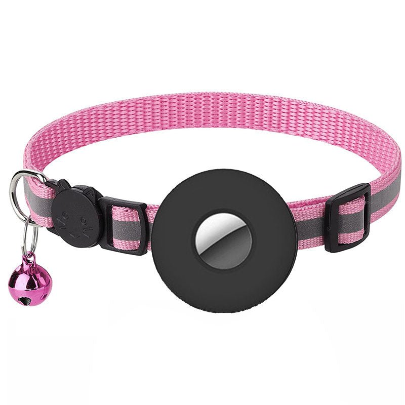 Airtag Cat Collar Airtag Pet Collar With Bell Airtag Reflective Collar - Qreatrz Fashion and Design LLC