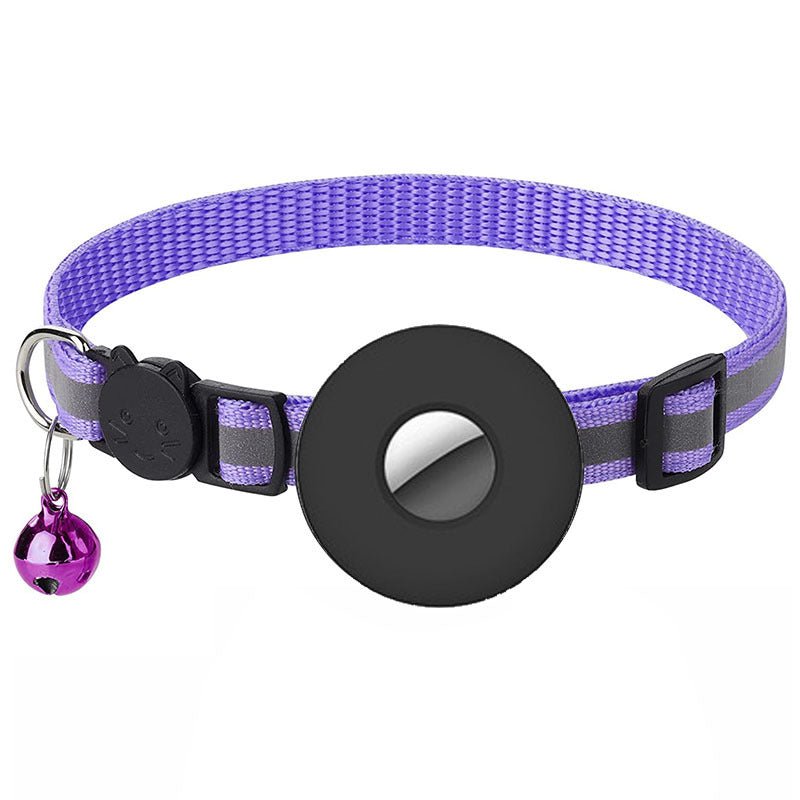 Airtag Cat Collar Airtag Pet Collar With Bell Airtag Reflective Collar - Qreatrz Fashion and Design LLC