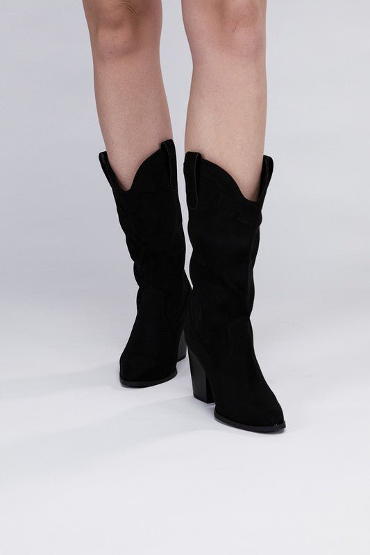 Akito Knee High Heel Boots - Qreatrz Fashion and Design LLC