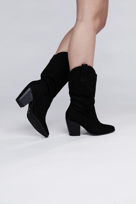 Akito Knee High Heel Boots - Qreatrz Fashion and Design LLC