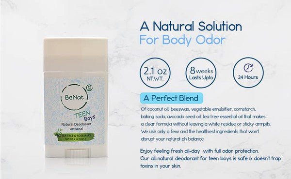 All - natural Deodorants for Kids & Teens - Qreatrz Fashion and Design LLC