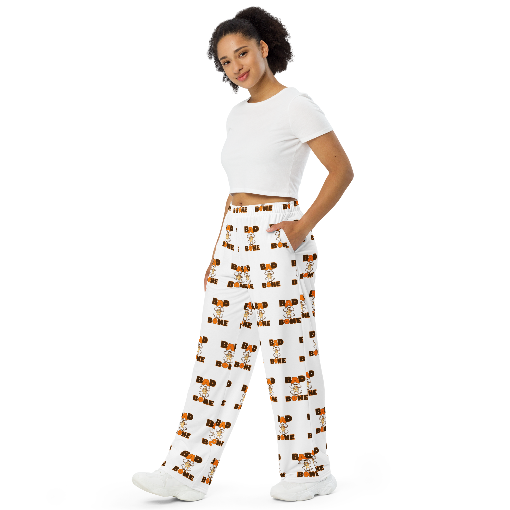 Bad to the Bone Unisex Wide-Leg Pants