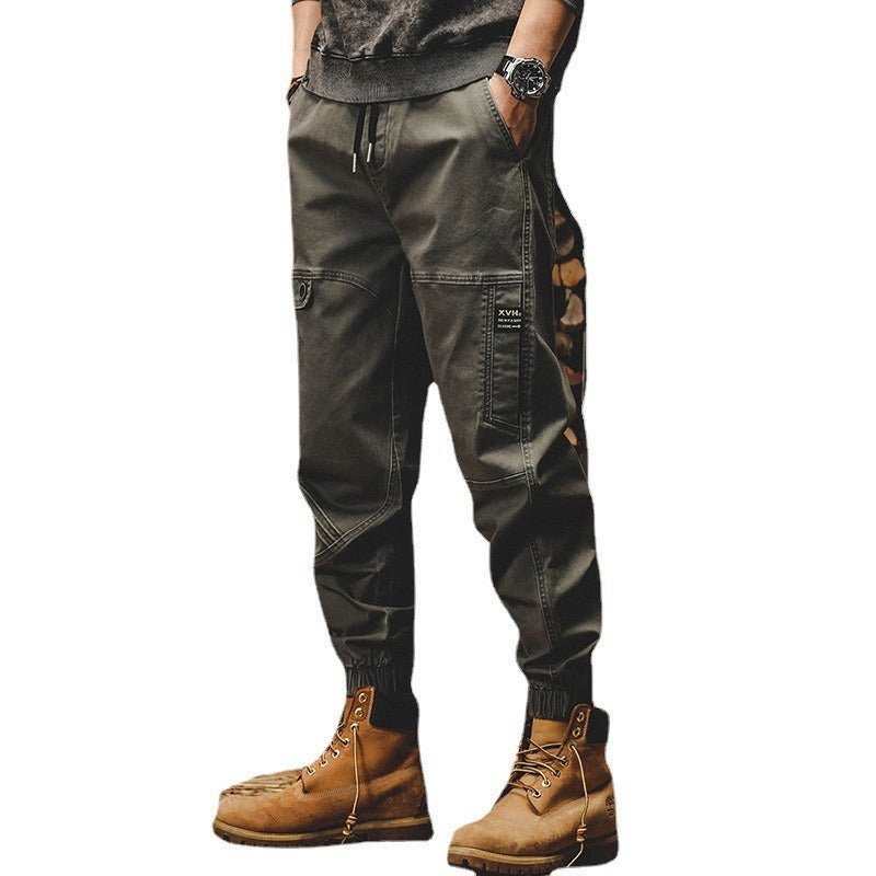 American Heavyweight Autumn Pants Men's Loose Straight Leg Men's Casual Pants Autumn and Winter Skinny overalls - Qreatrz Fashion and Design LLC