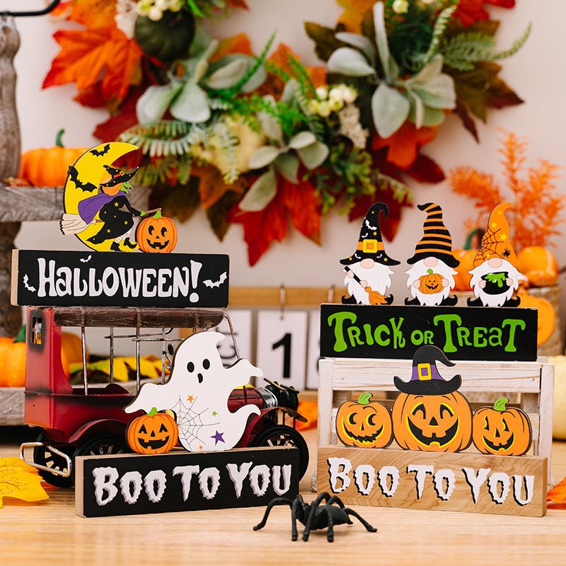 Assorted 2 - Piece Halloween Element Ornaments - Qreatrz Fashion and Design LLC