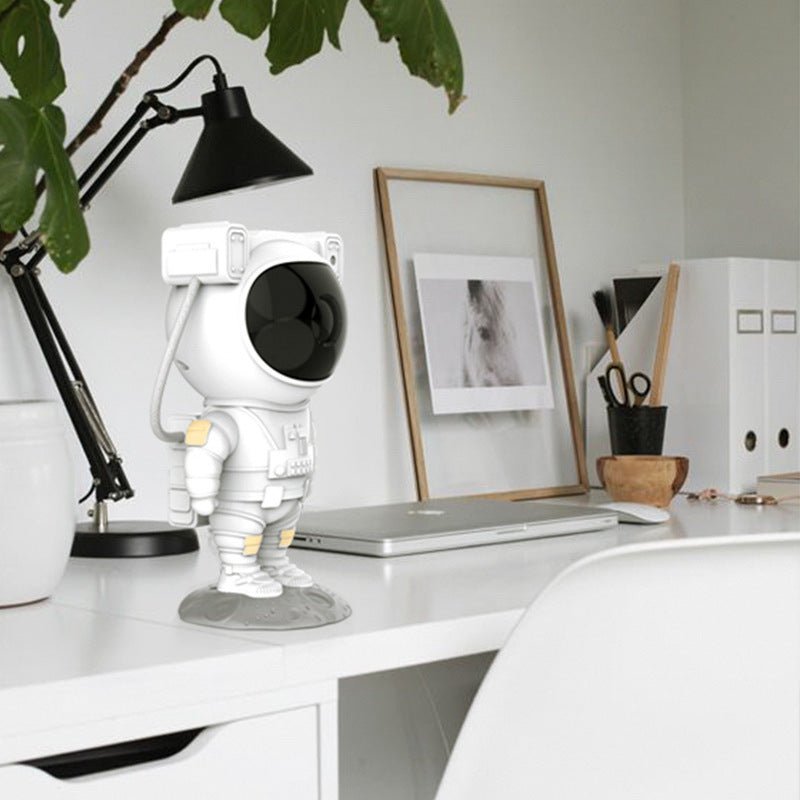 Astronaut Nightlight Starlight Projection Lamp Aurora Atmosphere Astronaut Creative Desk Lamp Starlight Projector - Qreatrz Fashion and Design LLC