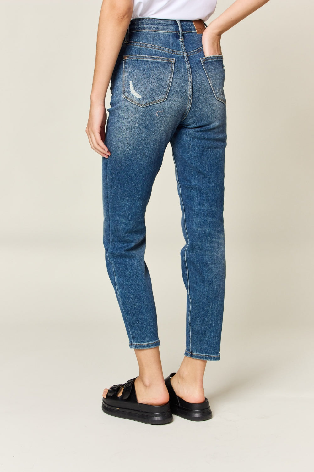 Jean slim taille haute à effet gainant Judy Blue