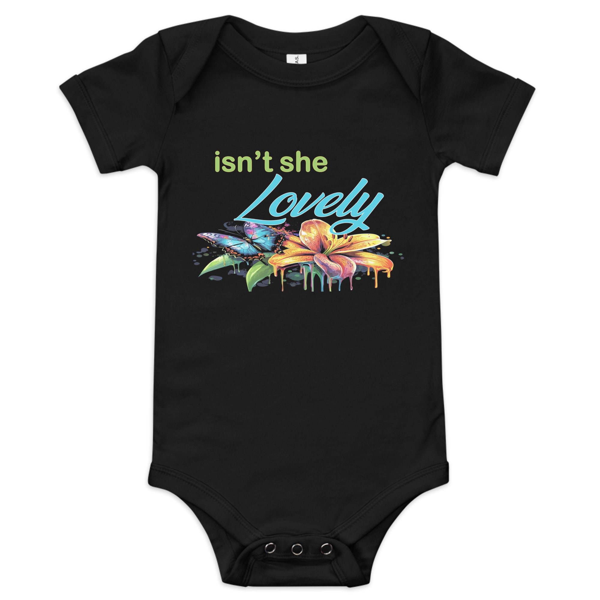 Isn’ t She Lovely Baby Short Sleeve Onesie