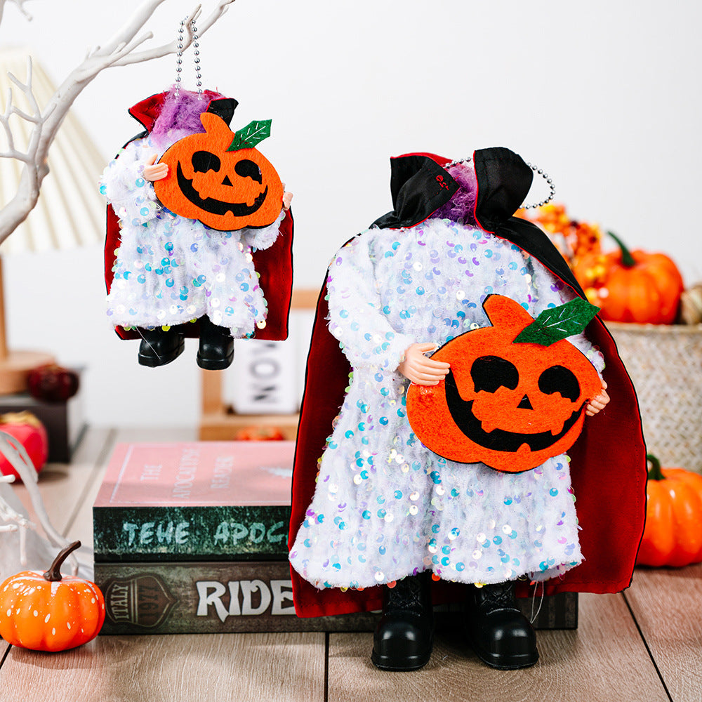 Dos piezas de adornos colgantes de lentejuelas para Halloween