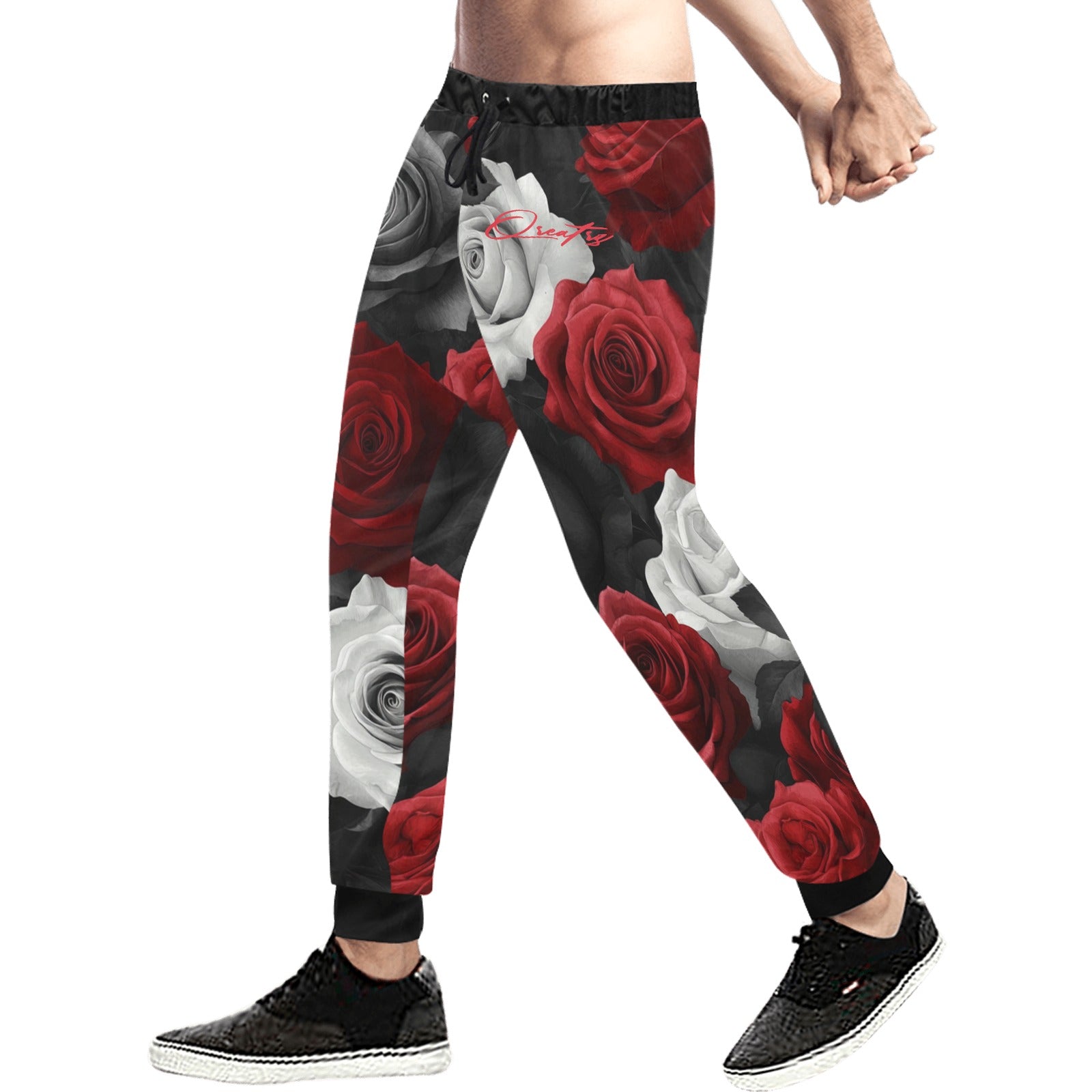 Qreatrz Roses Limited Edition Casual Baggy Slacks