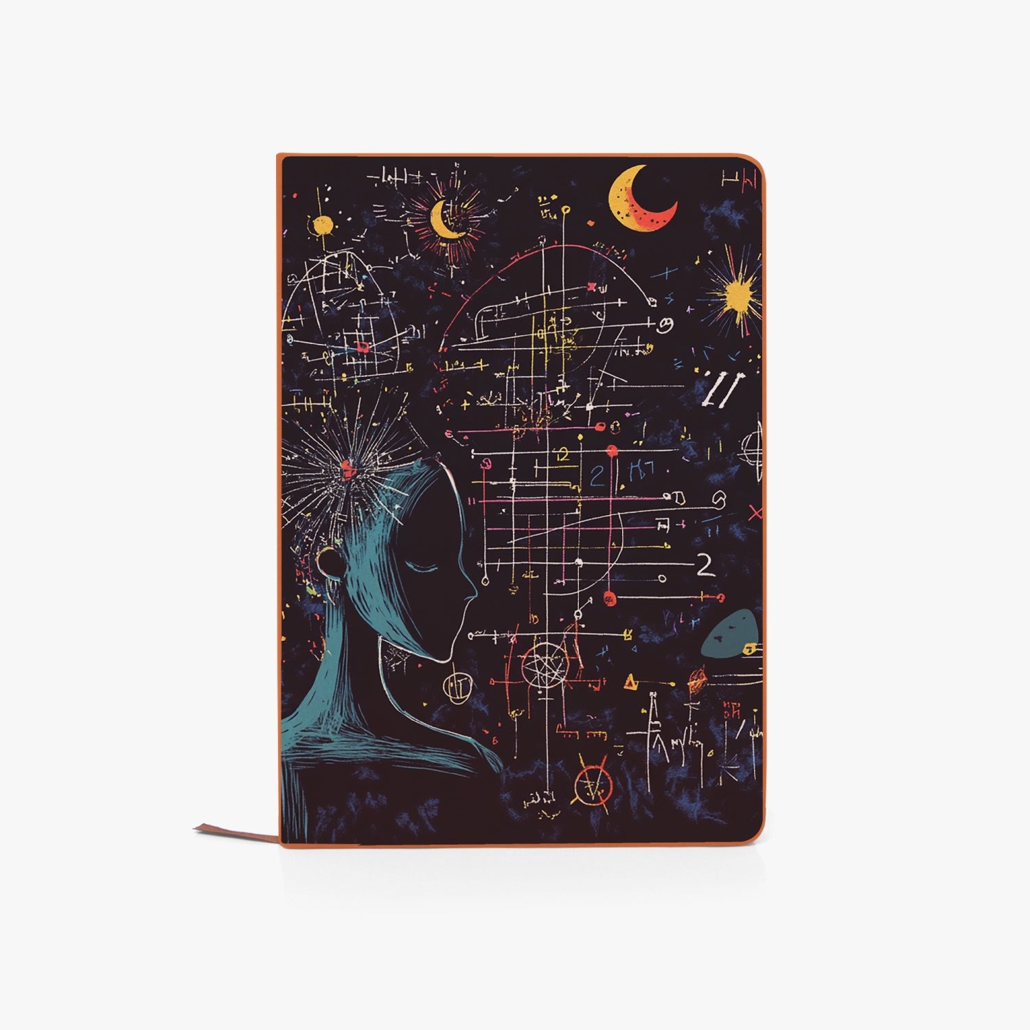 Cuaderno de notas de cuero sintético Cuando todo no cuadra