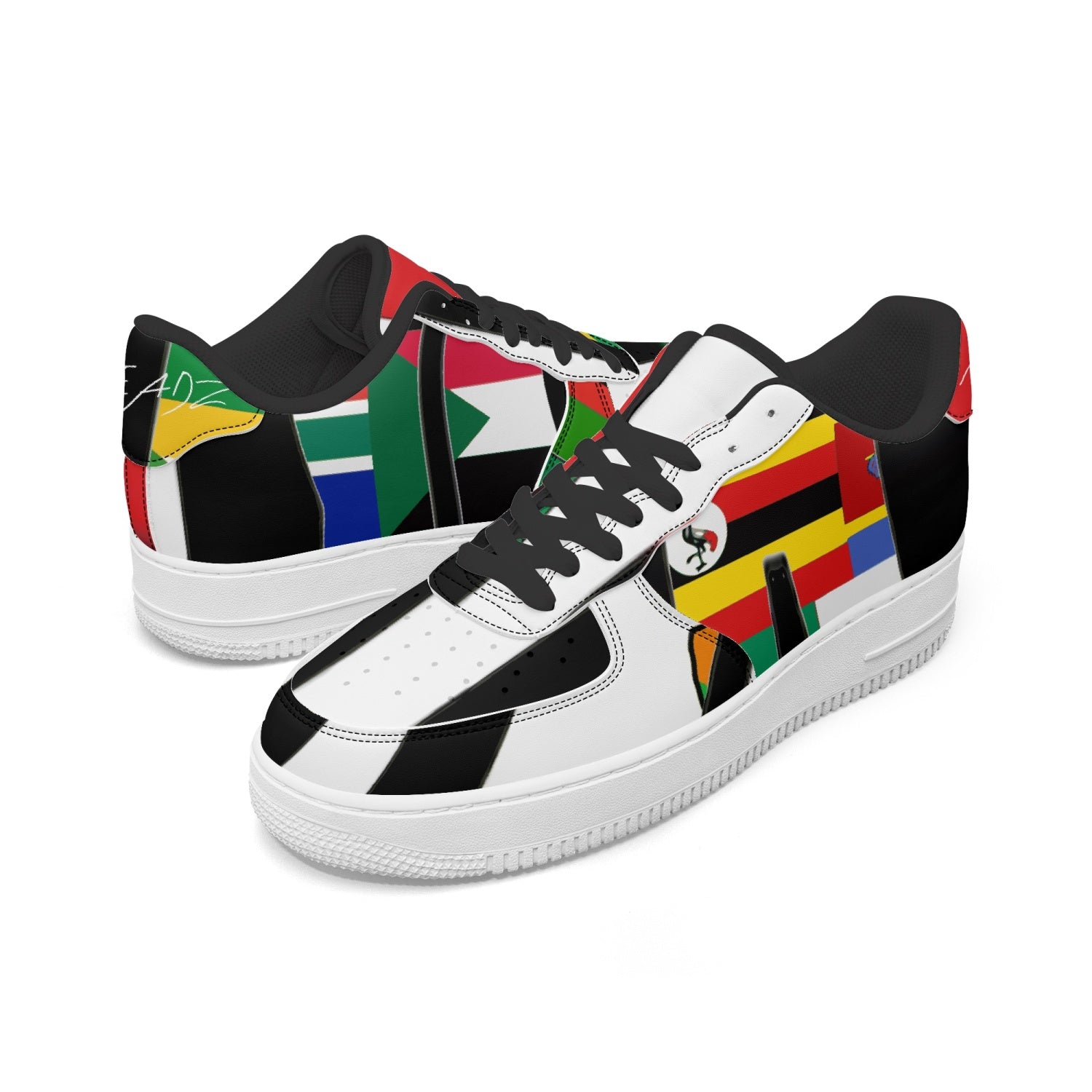 Baskets de sport basses en cuir TREADZ Rare Africa 