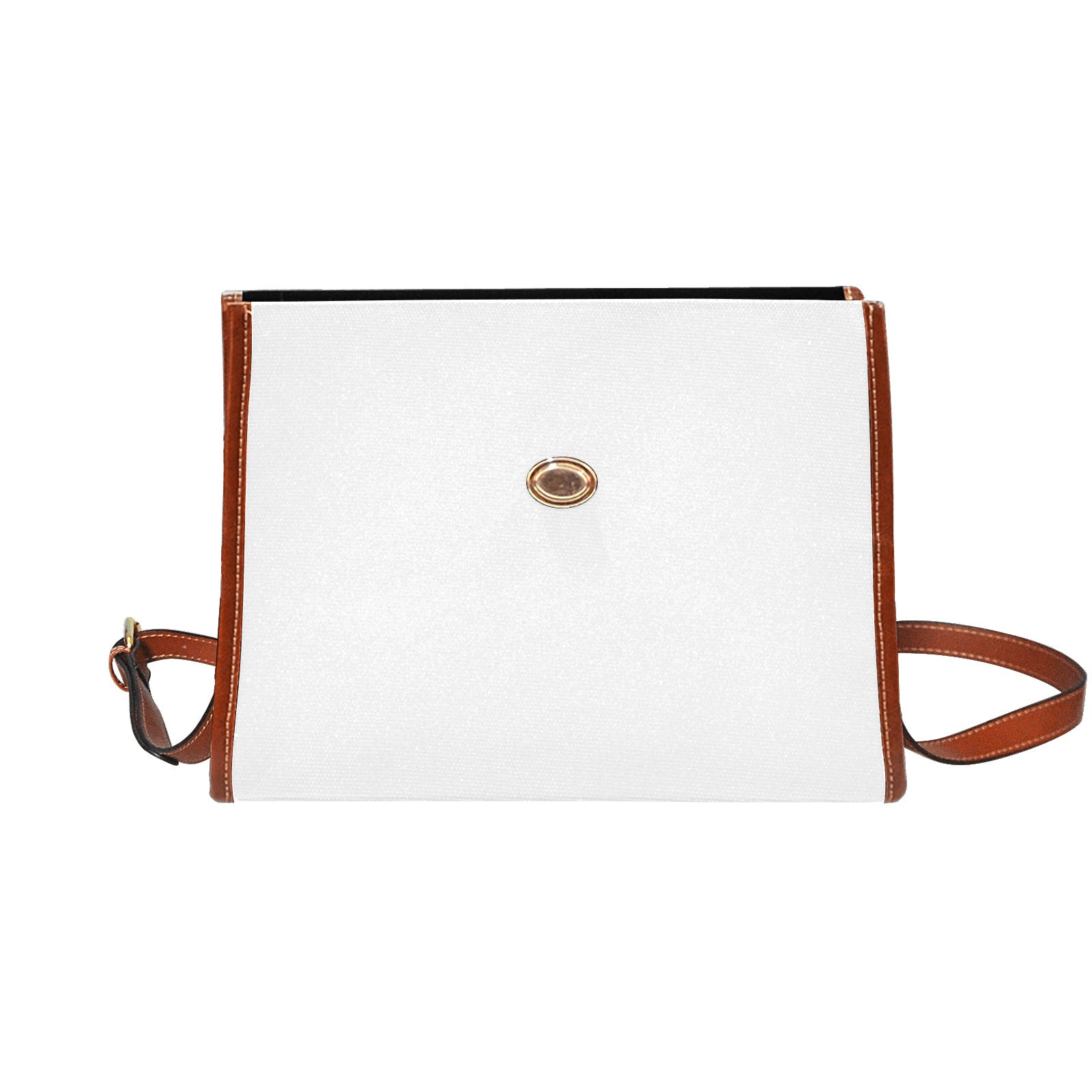 Canvas Bag-Brown Trim