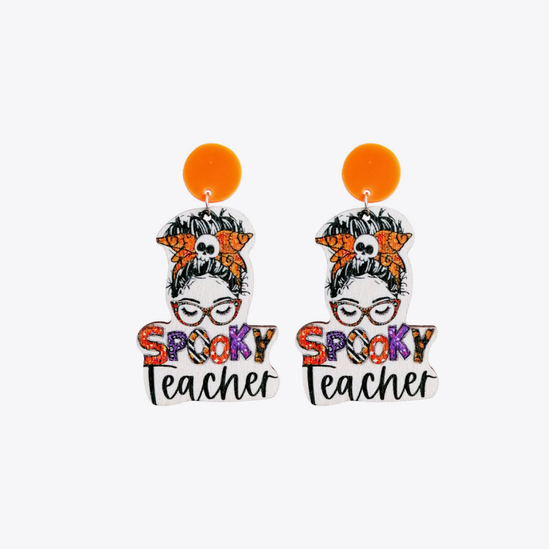 Boucles d'oreilles pendantes d'Halloween