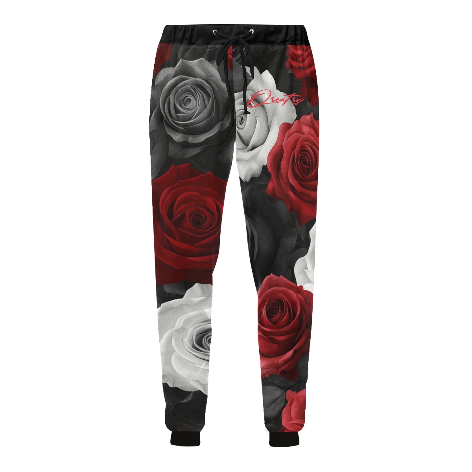 Qreatrz Roses Limited Edition Casual Baggy Slacks