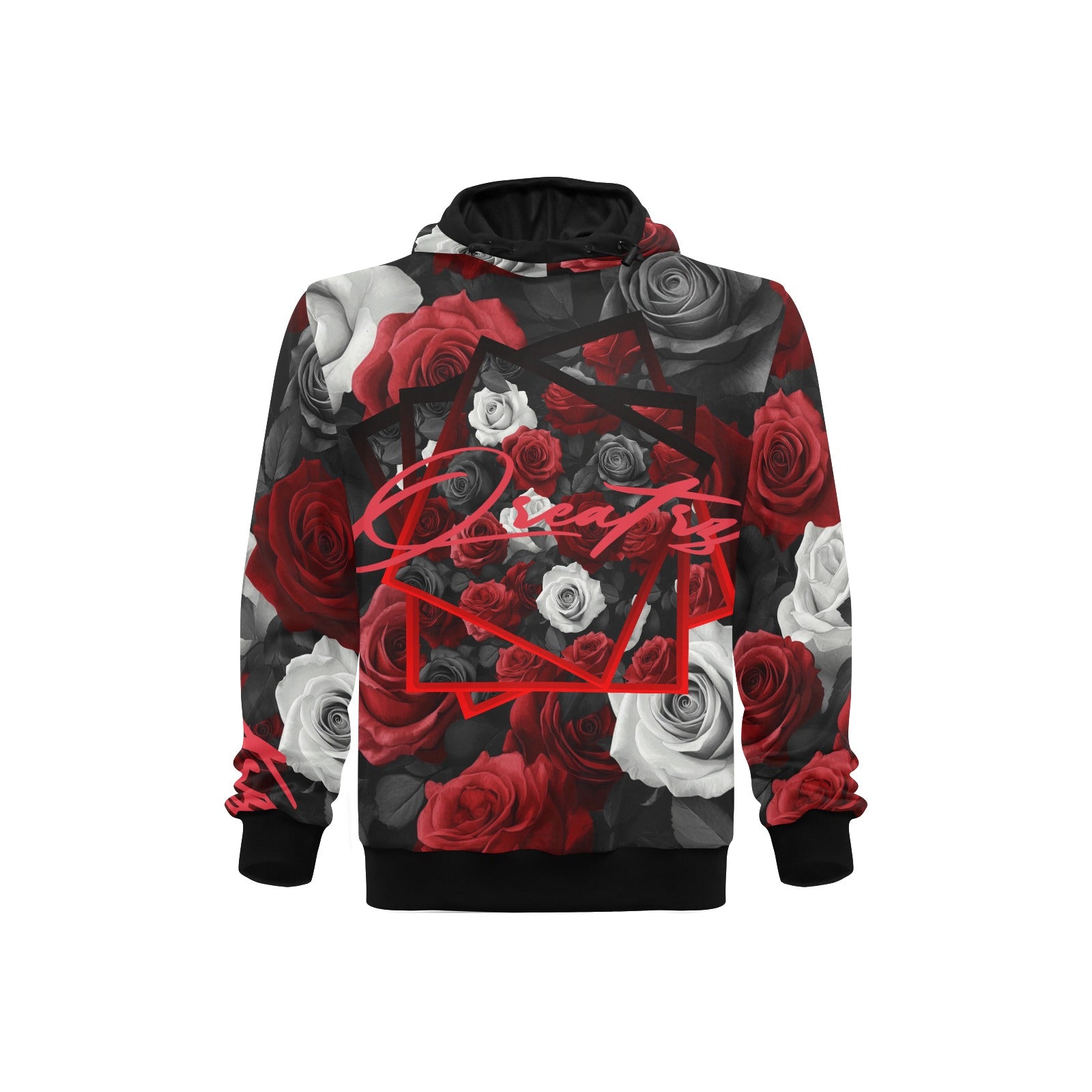 QREATRZ Roses Limited Edition Pullover Hoodie