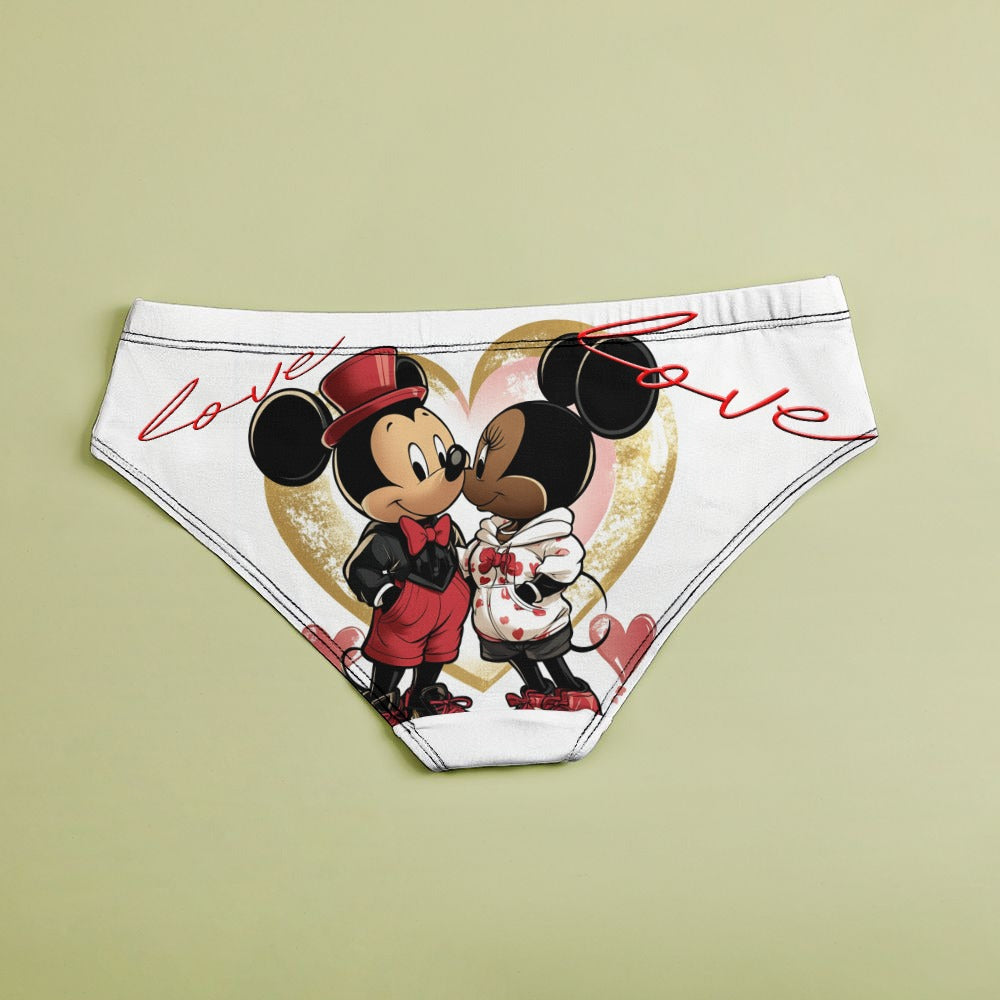 QREATRZ Loves Cute Women's Low Waist Panties