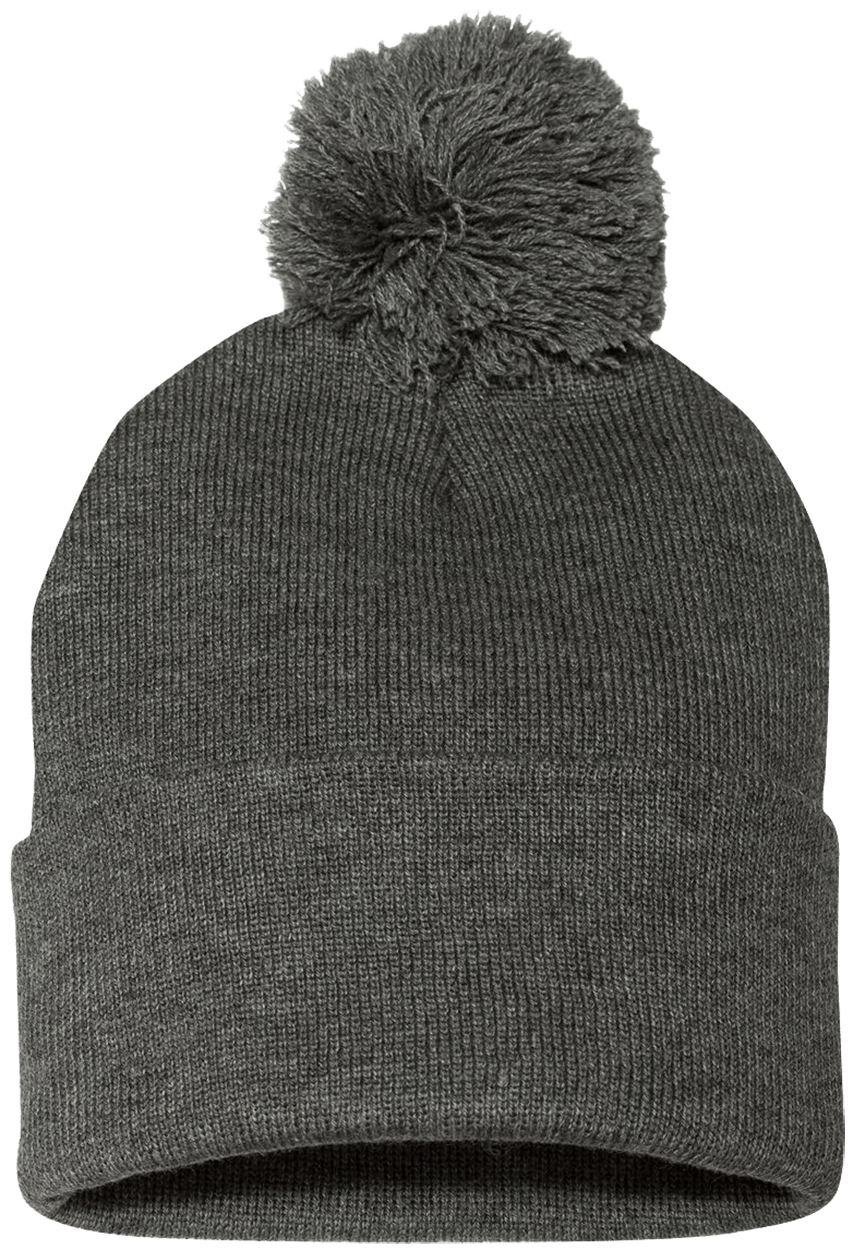 Qreativity Block Customizable SP15 Pom Pom Knit Cap - Patch