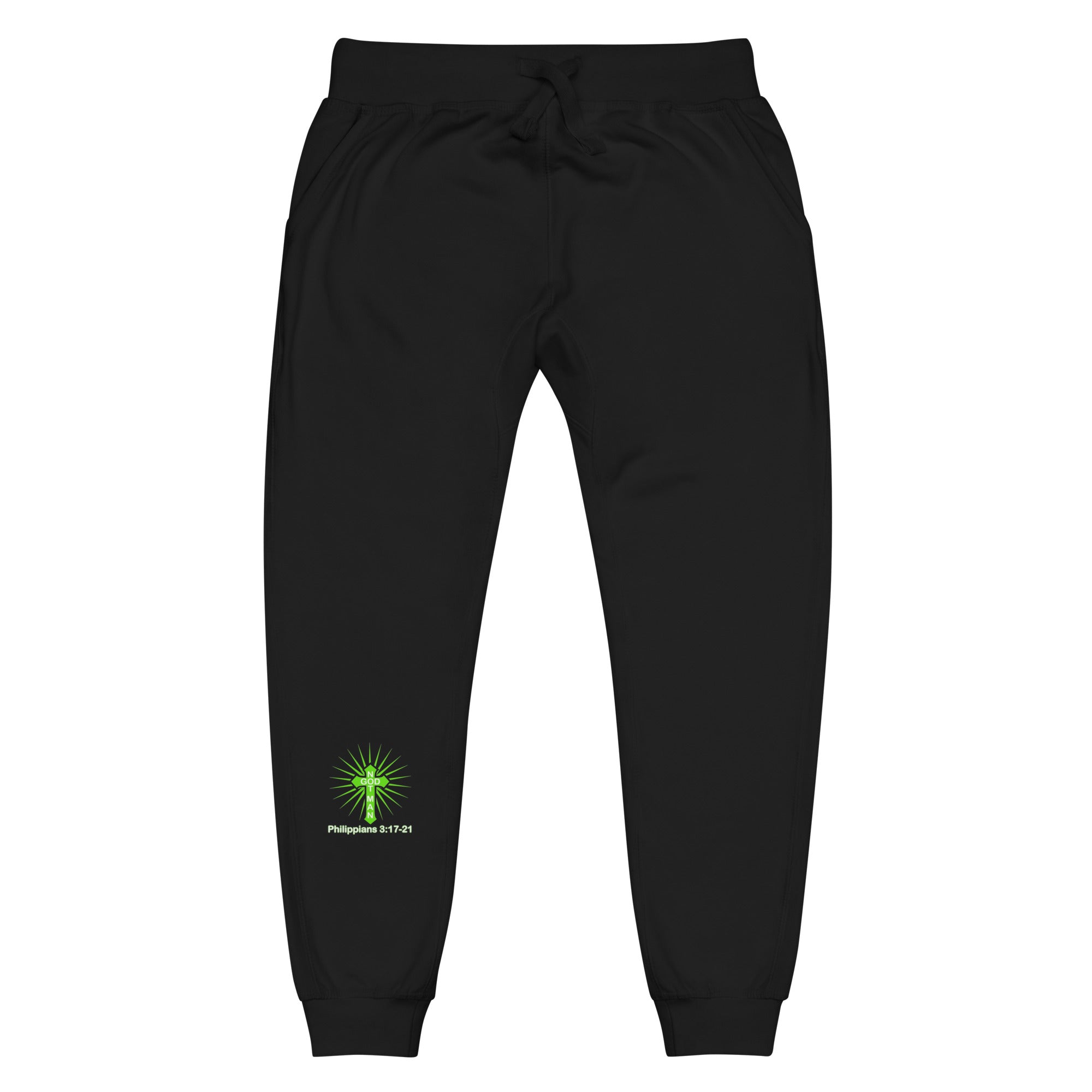 Everything Attached To God Wins Unisex fleece sweatpants