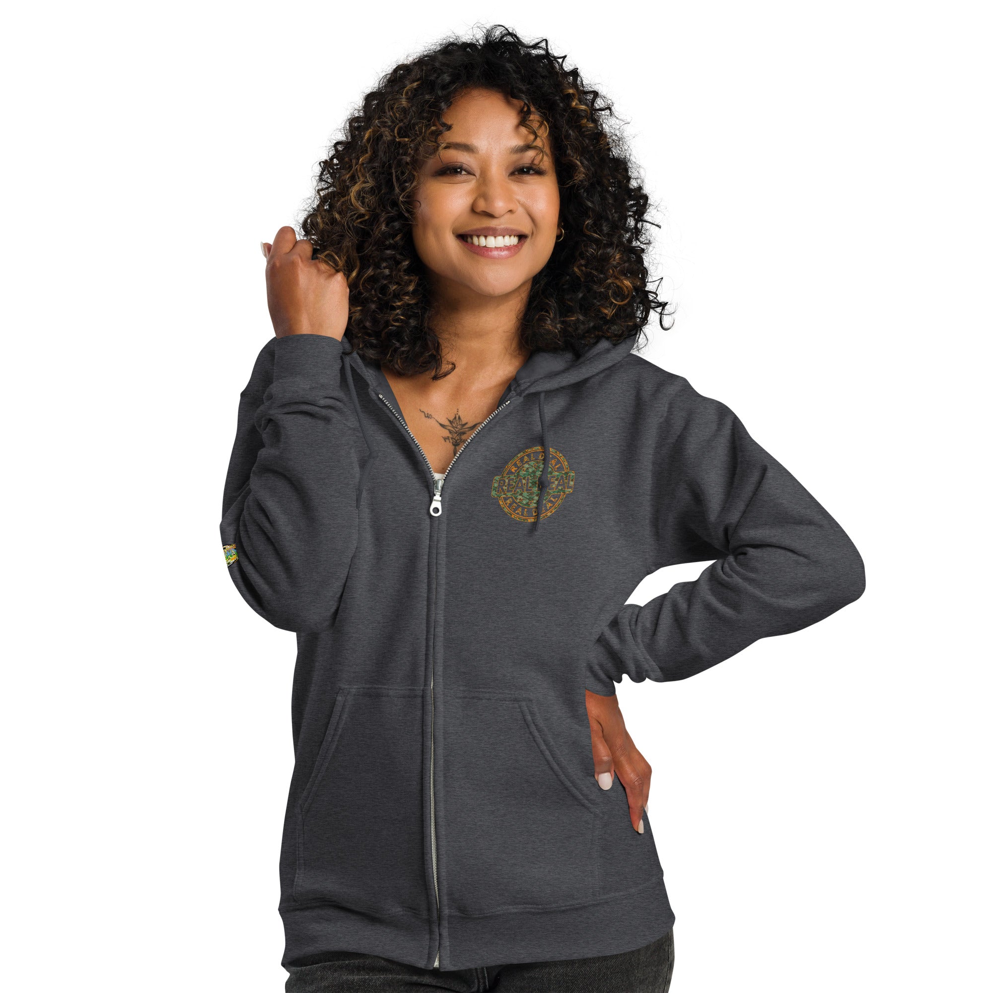 Real Deal Unisex Heavy Blend Zip Hoodie