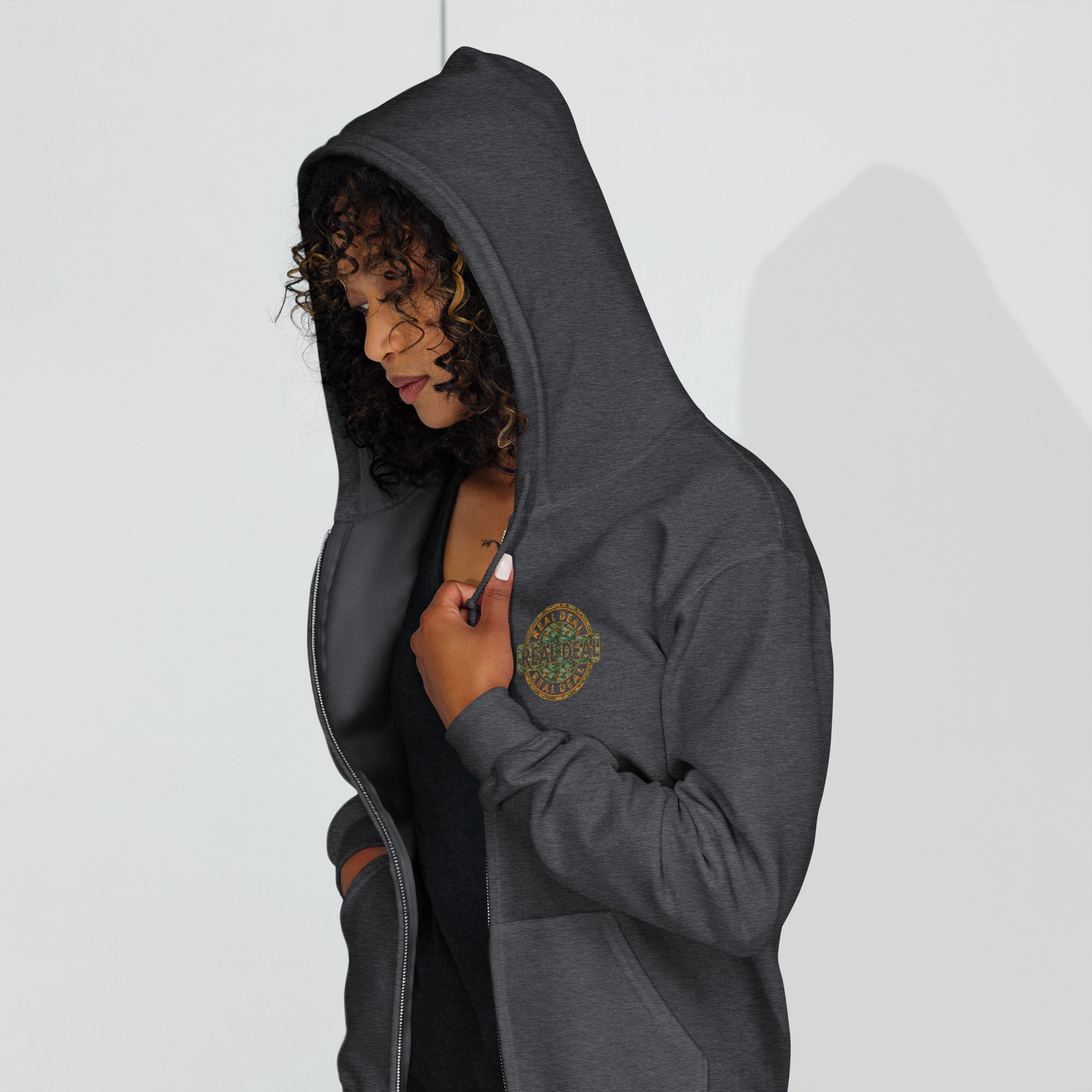 Real Deal Unisex Heavy Blend Zip Hoodie