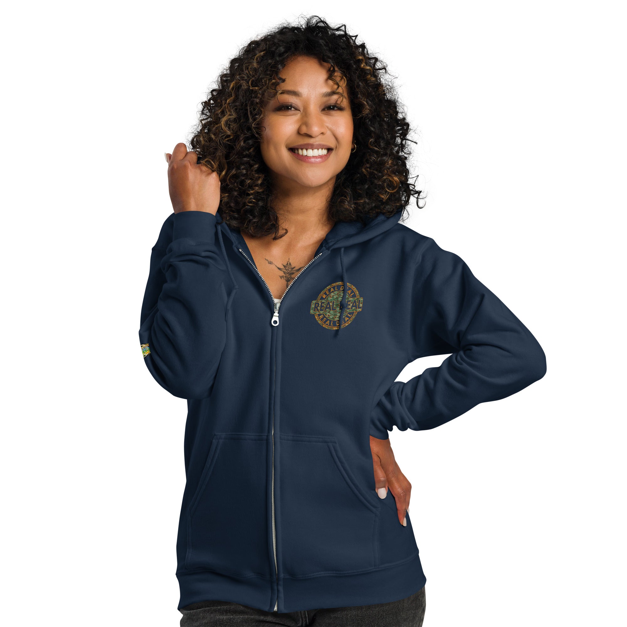 Real Deal Unisex Heavy Blend Zip Hoodie