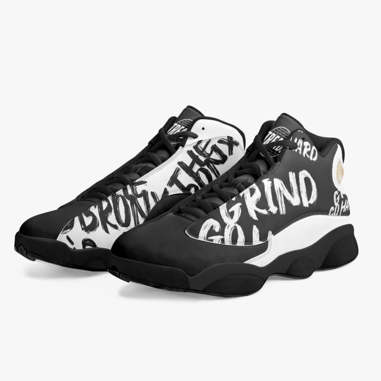 TREADZ GO GRIND custom streetwear sneakers by Qreatrz