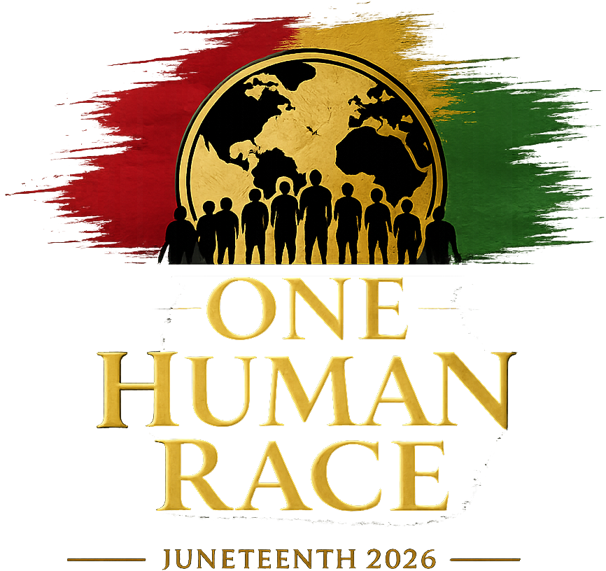 One Human Race The Legacy One Human Race The Legacy Juneteenth 2026 logo by Addiah