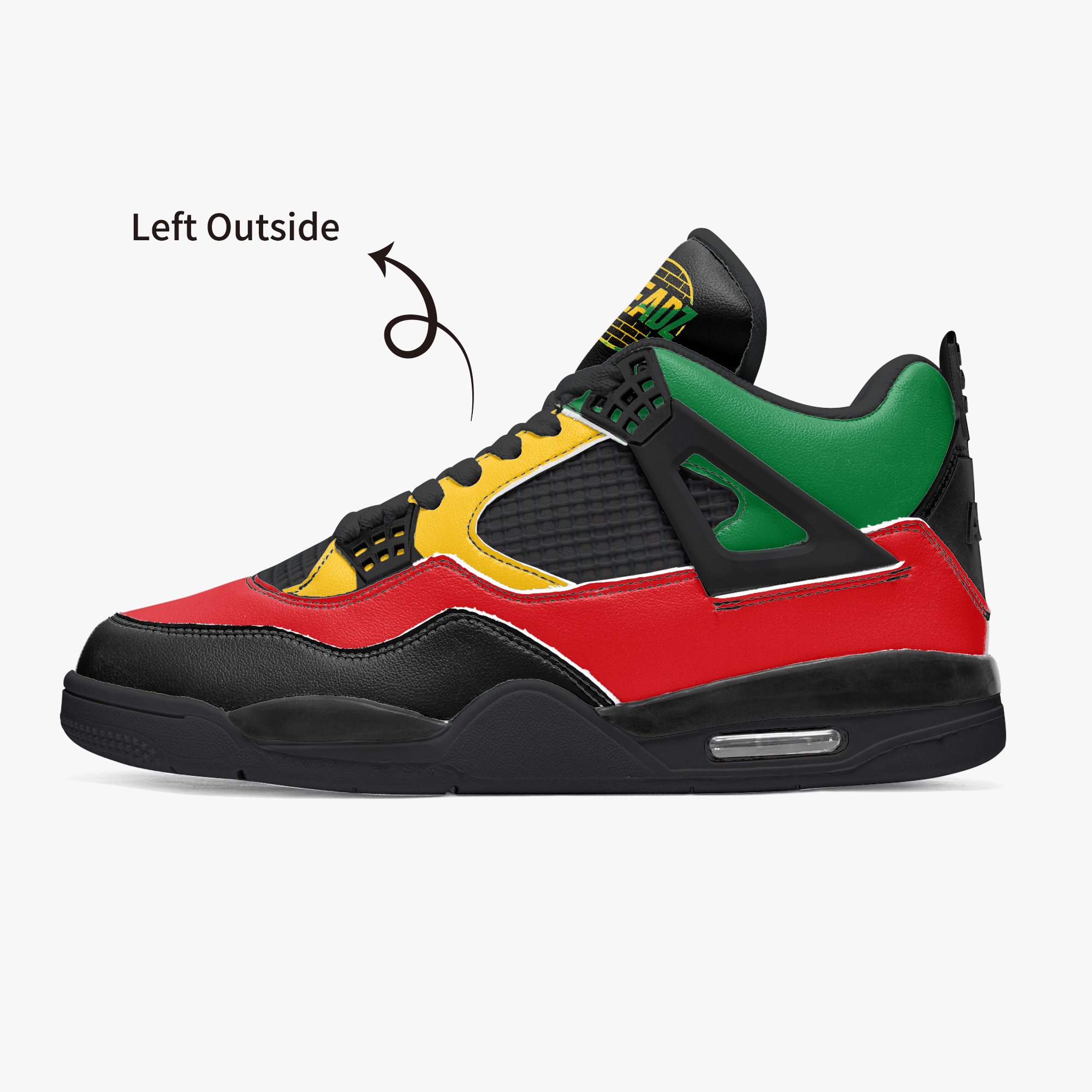 treadz one human race juneteenth aj4 style leather sneakers by qreatrz https://jetprint-hkoss.oss-accelerate.aliyuncs.com/merchantUpload/12773/c427322be4ee462ca61cf291cad2532b.jpg