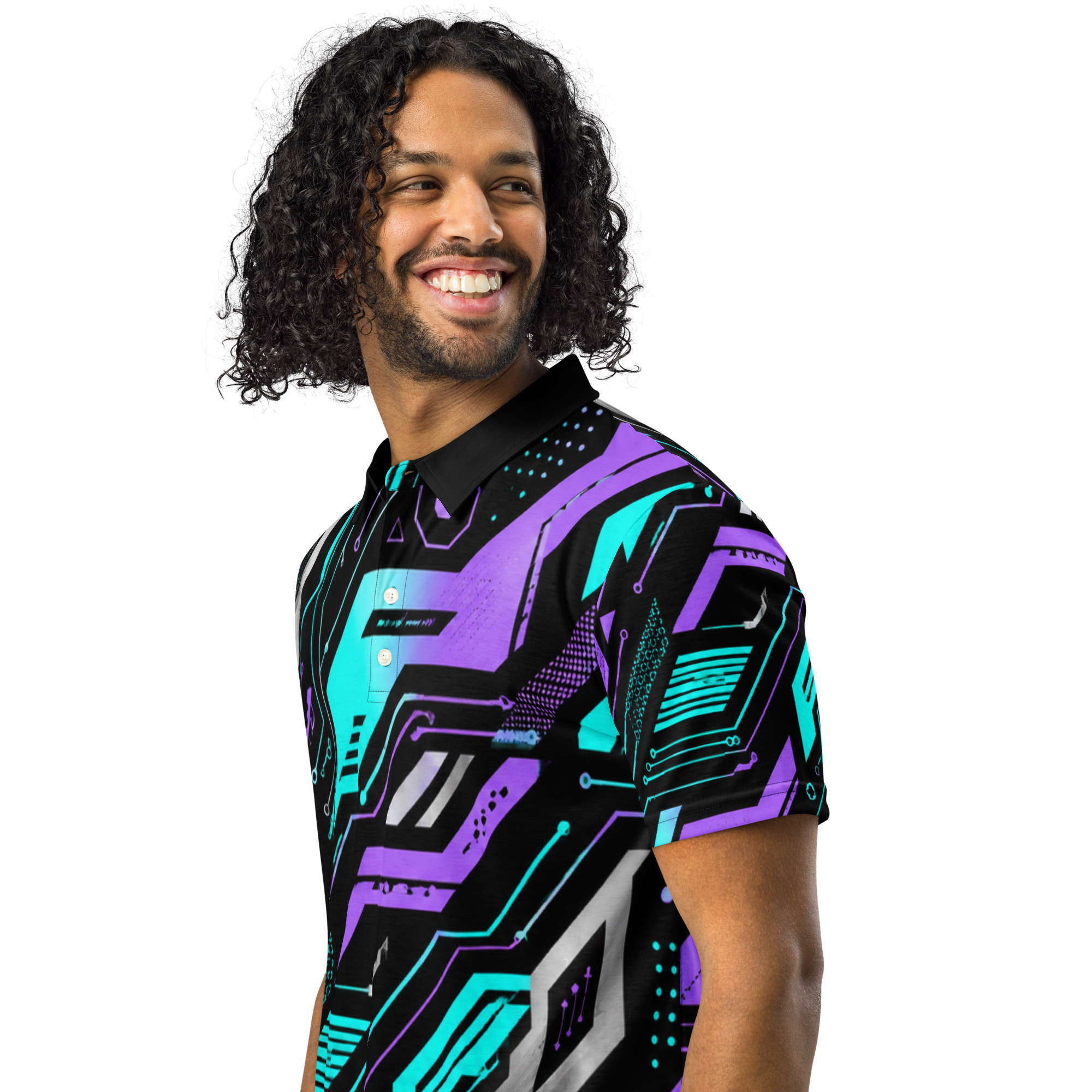 mens all over print slim fit polo shirt black left front 6a52868840e71.jpg mens all over print slim fit polo shirt black left front 6a52868840e71.jpg