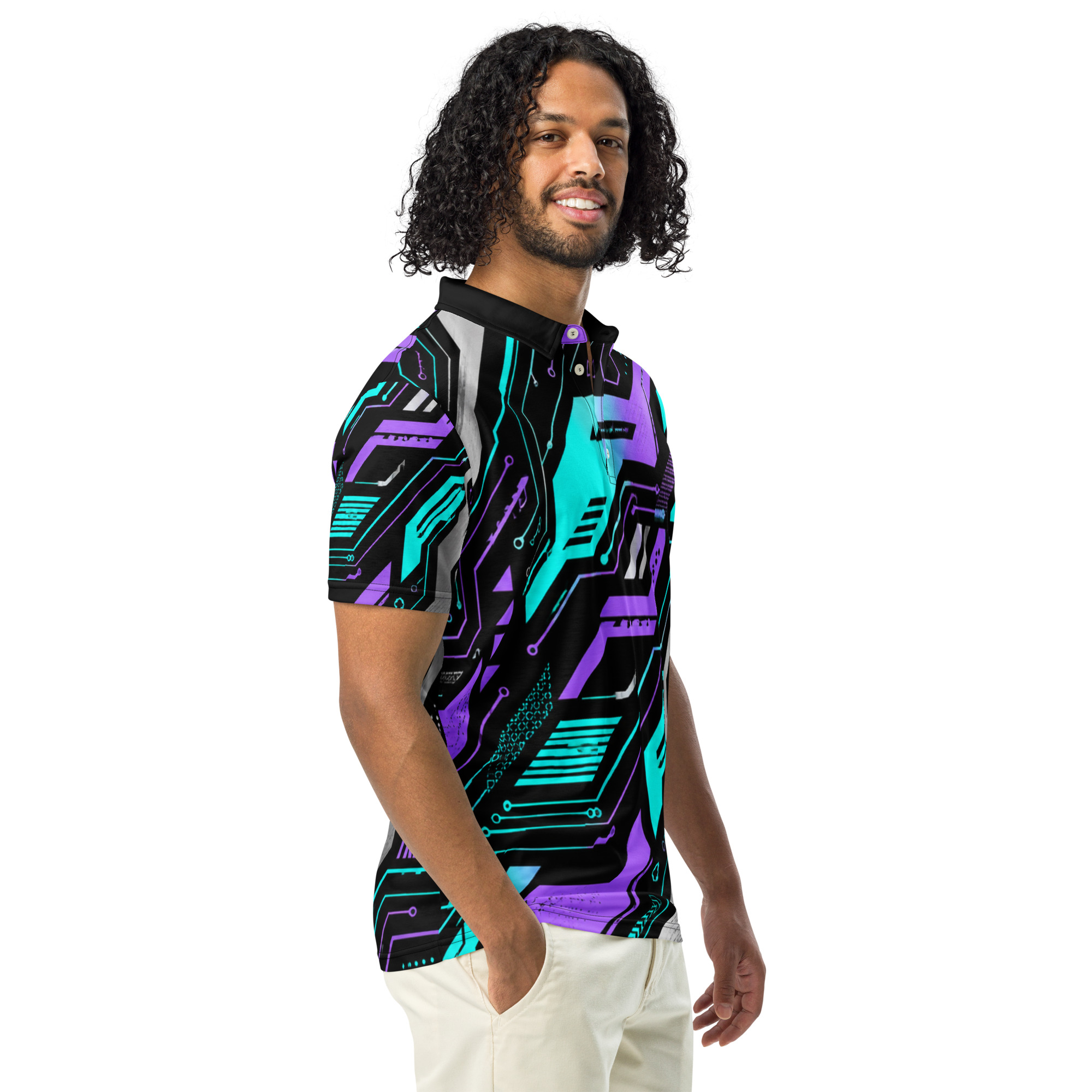 mens all over print slim fit polo shirt black right front 6a52868840d76.jpg mens all over print slim fit polo shirt black right front 6a52868840d76.jpg
