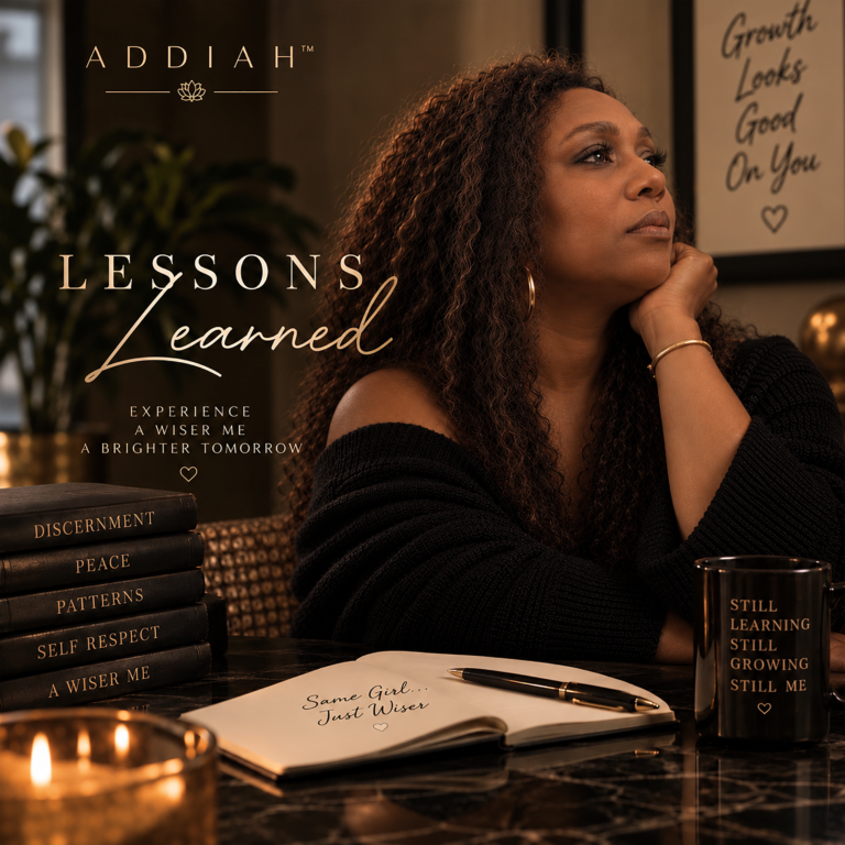 addiah lessons learned album cover