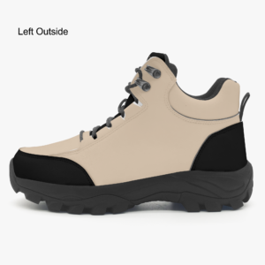 TREADZ Creamline Courtside Sneakers in black and cream with high-top design, black laces, and signature TREADZ tongue branding